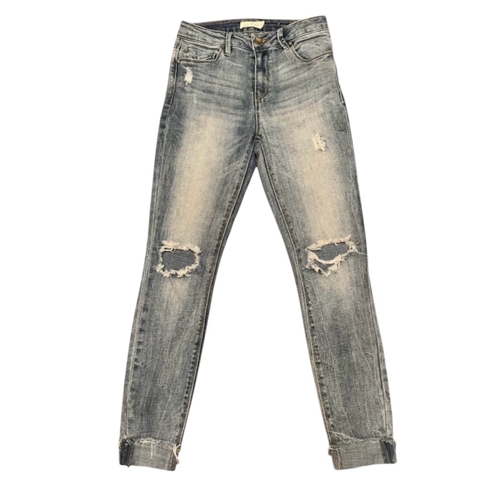 Unpublished Skinny Distressed Destructed Jeans Size 27